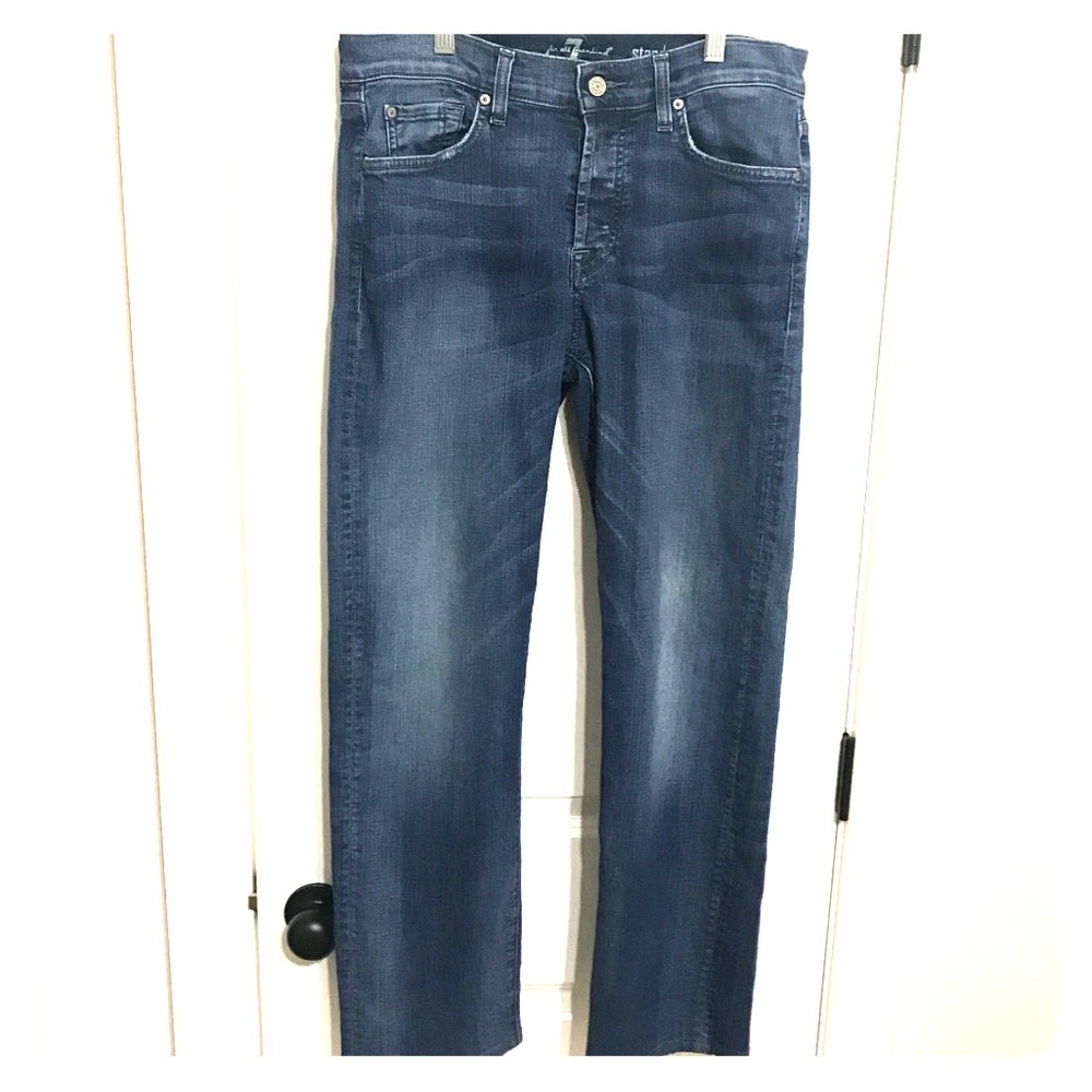7 For All Mankind Standard Straight Leg Jeans - 31